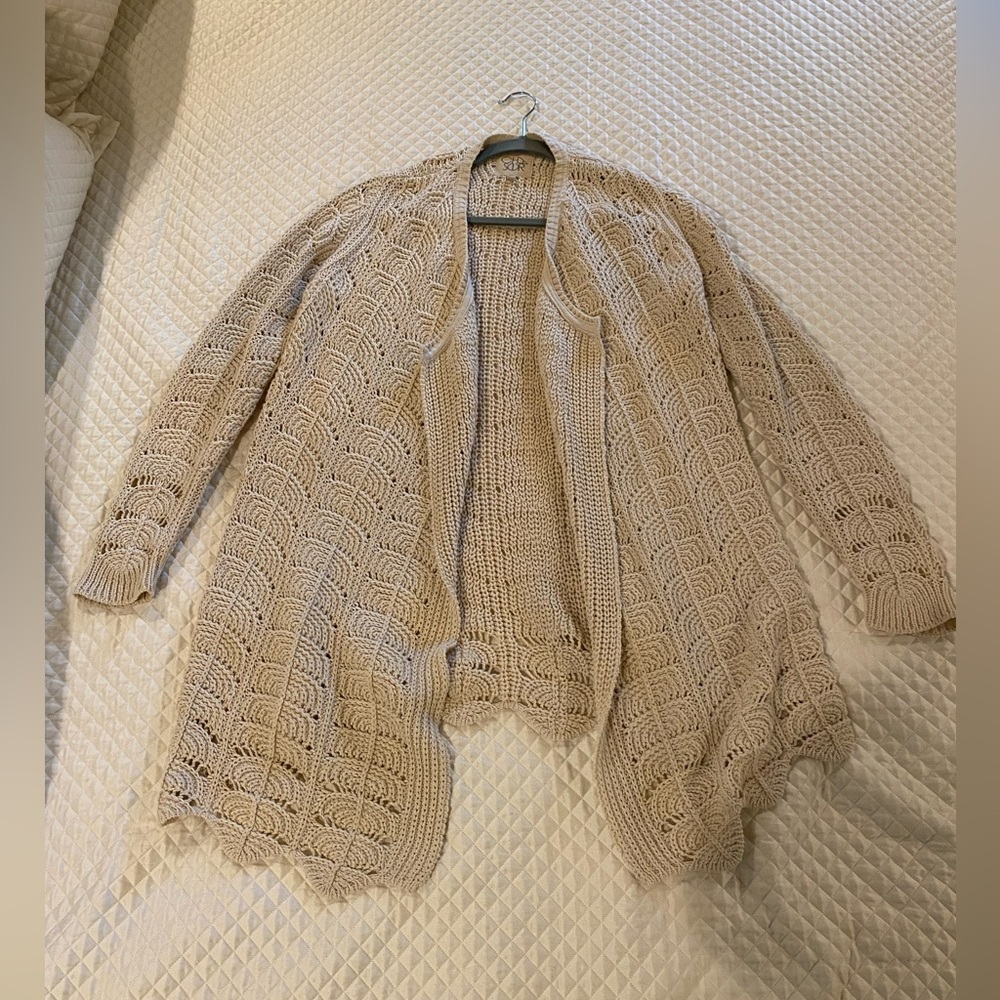 Chaser Oatmeal Cardigan - Size Small